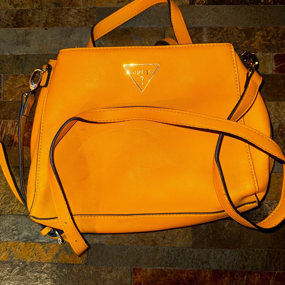 GUESS Vibrant Orange Crossbody Bag